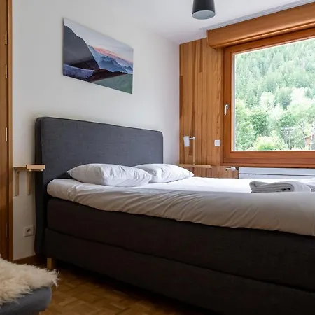 公寓 Spacious With Mont Blanc Views